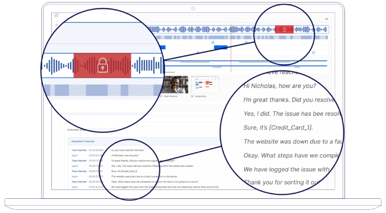 automated audio and transcription redaction